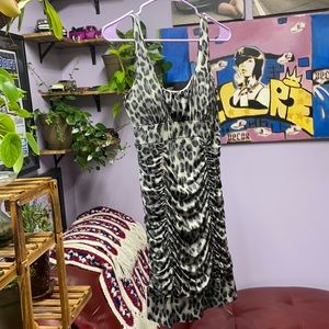 Taboo leopard print form fitting dress
